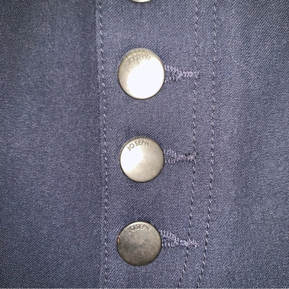 Joseph Gabardine Stretch Den Trousers Navy 38 - Picture 12 of 15